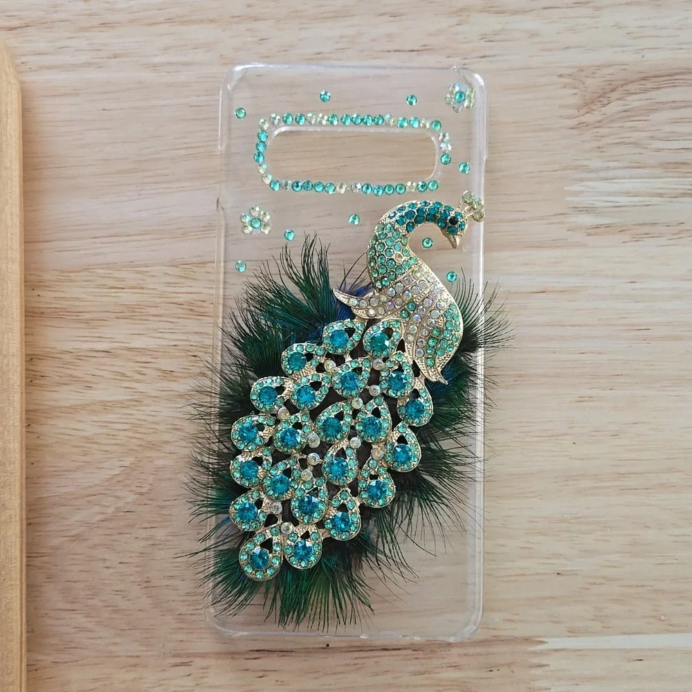 Samsung S10+ Peacock Phone‎ Case - Good Condition